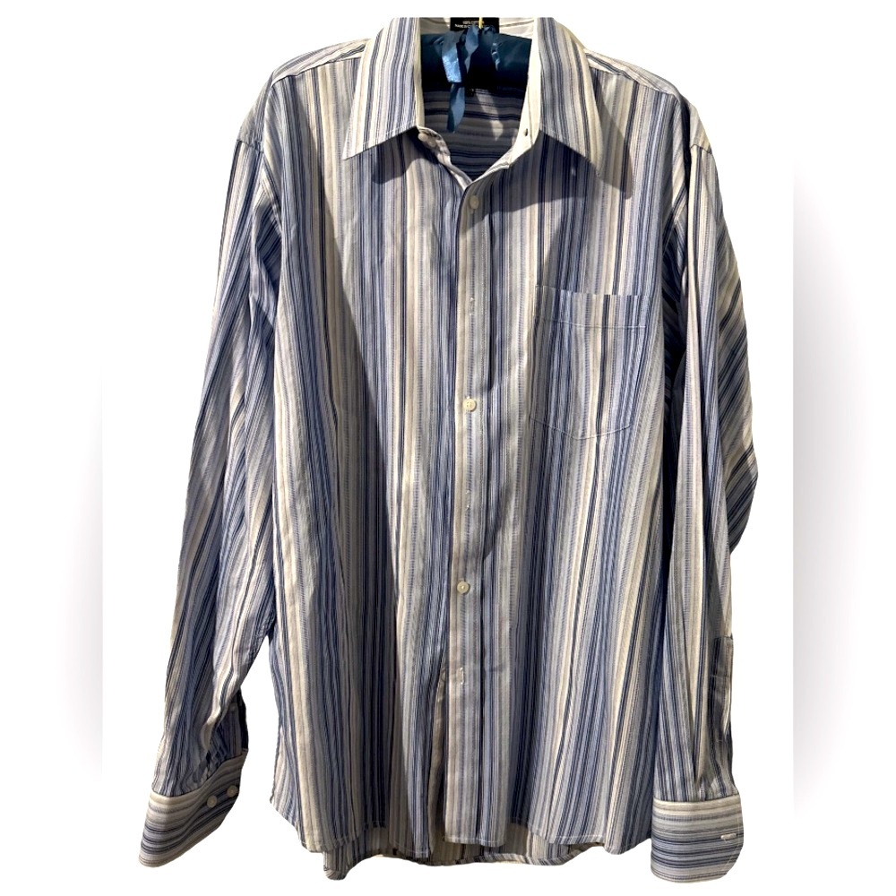 MICHAEL BRANDON- mens- long sleeve button up shirt size XL